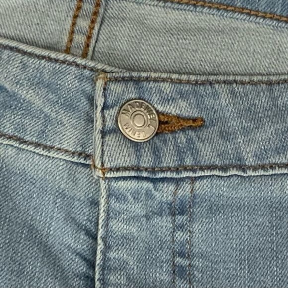 Madewell Womens denim shorts high rise Distressed 34 waist - Picture 7 of 16